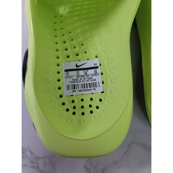Nike x MMW 005 Slides Men’s Volt/Black DH1258-700 Size 11 New With Bag - Picture 4 of 8